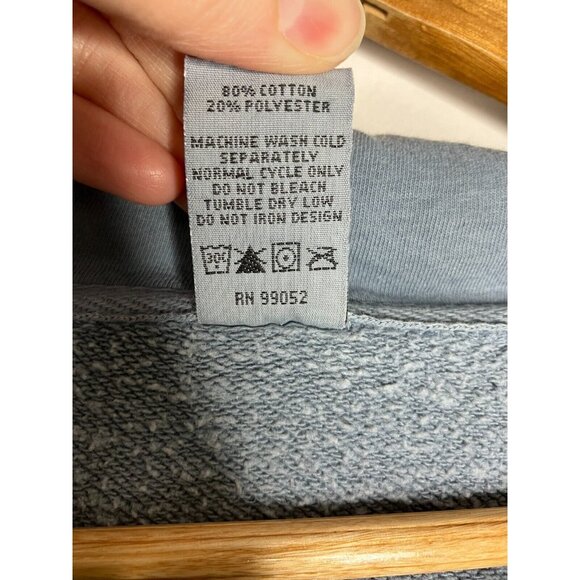 Andrew McMahon The Three Pianos Tour Men's Medium Blue Sweatshirt Hoodie - Picture 8 of 11